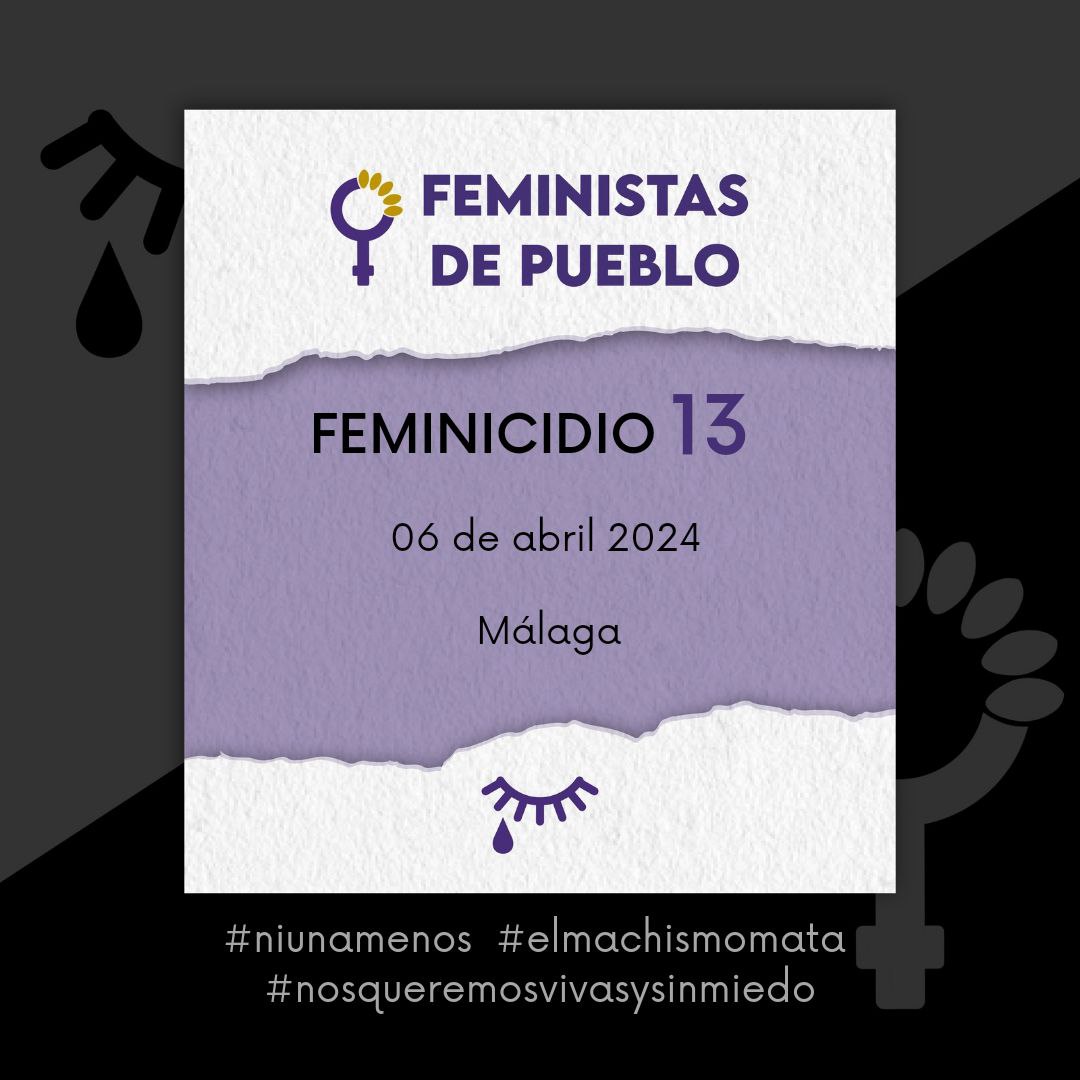 ClmFeministas's tweet photo. https://t.co/cyzWPj8kSo
Nos indignan estos asesinatos que tienen su origen en el sistema patriarcal y machista que educa a los varones en el afianzamiento de su dominio mediante la violencia. https://t.co/AAI8JAuiUY