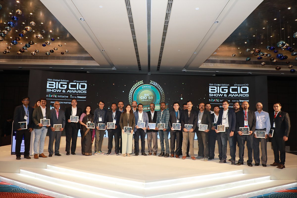 Celebrating excellence in leadership and Innovation with the Big CIO Awards Ceremony! Recognizing outstanding achievements in the tech industry. 

Congratulations to all the winners! 

#BigCIOShow #CIOAwards #TechLeadership