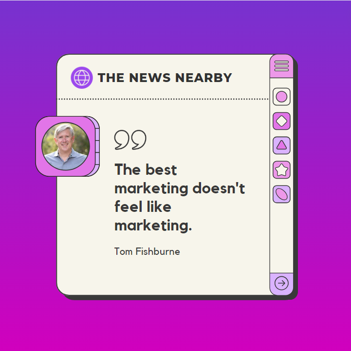 NearlineIndia's tweet photo. 🌟 When marketing becomes a seamless part of the journey, that's when magic happens. Let's shift the paradigm and focus on building relationships, not just transactions. #AuthenticMarketing #TomFishbourne 🚀 https://t.co/jj5DS8NIAi