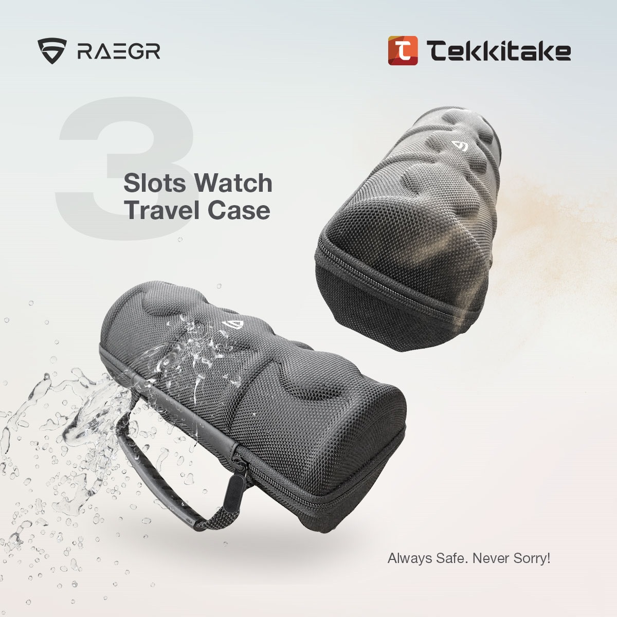 Enhanced with a watch roll and plush foam pillows, this travel case ensures your watches are kept safe and secure at all times

Buy Now!
Tekkitake:postly.app/3TLg
Amazon:postly.app/3TLh

#Tekkitake #Raegr #WatchTravelCase #TravelOrganizer