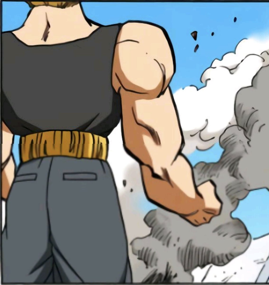 TRUNKS DÉBARDEUR NOIR QUI LUI SERRE LES PECS CONFIRMÉ DANS SPARKING ZERO C'EST TOUT CE QUE JE VOULAIS 🍗🍗