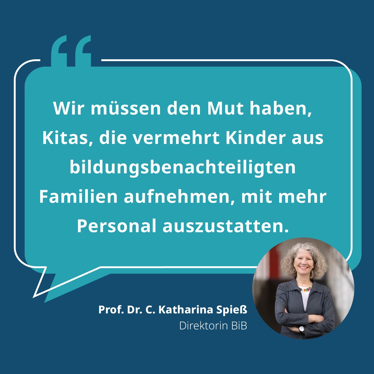 Um die Bildungschancen für Kinder zu verbessern, braucht es mehr Investitionen in die #frühkindlicheBildung. Worauf es dabei ankommt, erklärt Prof. C. Katharina Spieß @bib_bund am 30.04.2024 in ihrem Vortrag an der @uni_tue – und vorab bei uns im Interview campus-schulmanagement.de/magazin/jeder-…