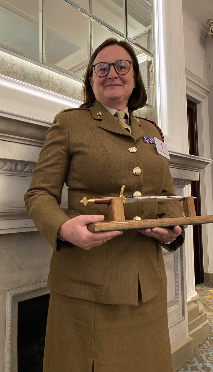 Congratulations to GB Modern Pentathlete, the @BritishArmy’s Second Lieutenant Kerenza Bryson, who won Sportswoman Of The Year at the UK Armed Forces Sports Awards LIVE NOW on Forces News YouTube 👏 🏆 Kerenza is represented today by Lieutenant Colonel Rebecca Harrison