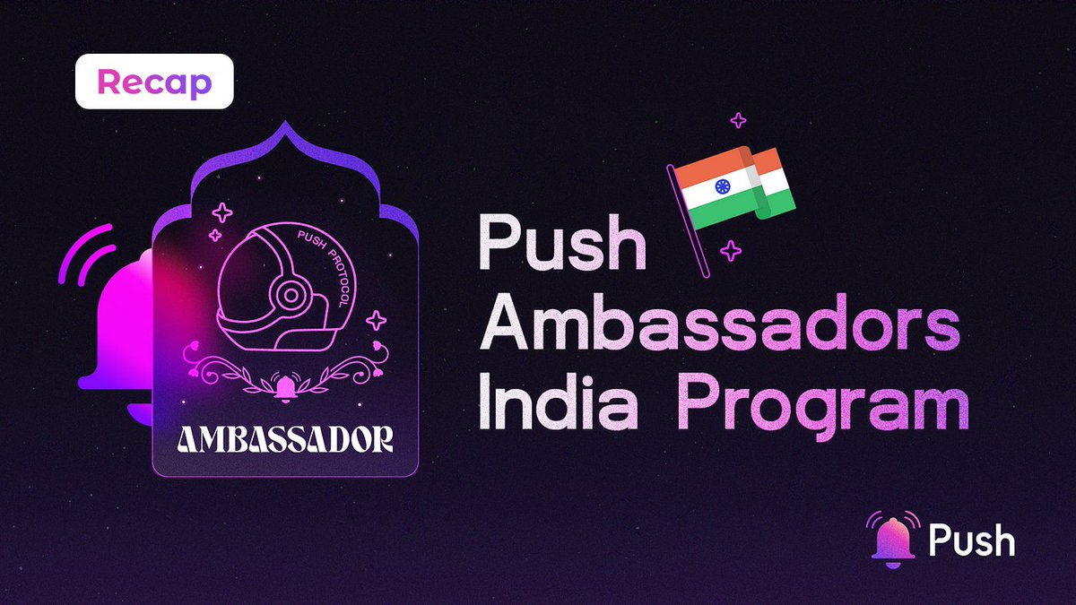 YajvendraSaini's tweet photo. Being part of the Push Ambassador Program is Cool!😎

Excited to share the journey of Push Ambassador's 1st epoch! 🙌 #PushBuilders

🧵👇 https://t.co/fFSctrJwPN