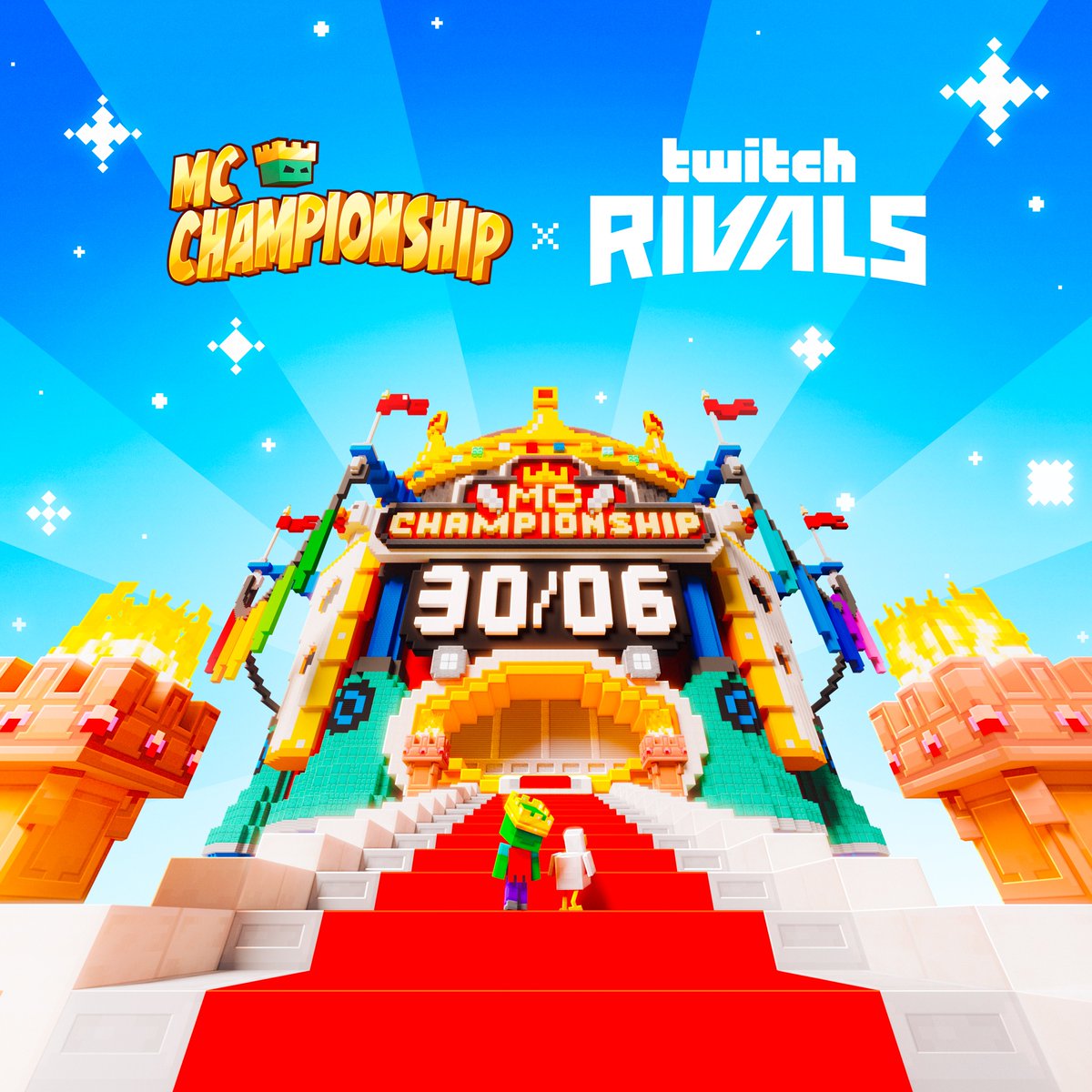 Welcome BACK to the stage… Twitch Rivals: MC Championship Live 👑 See you on June 30th for some chaotic fun in Rotterdam!