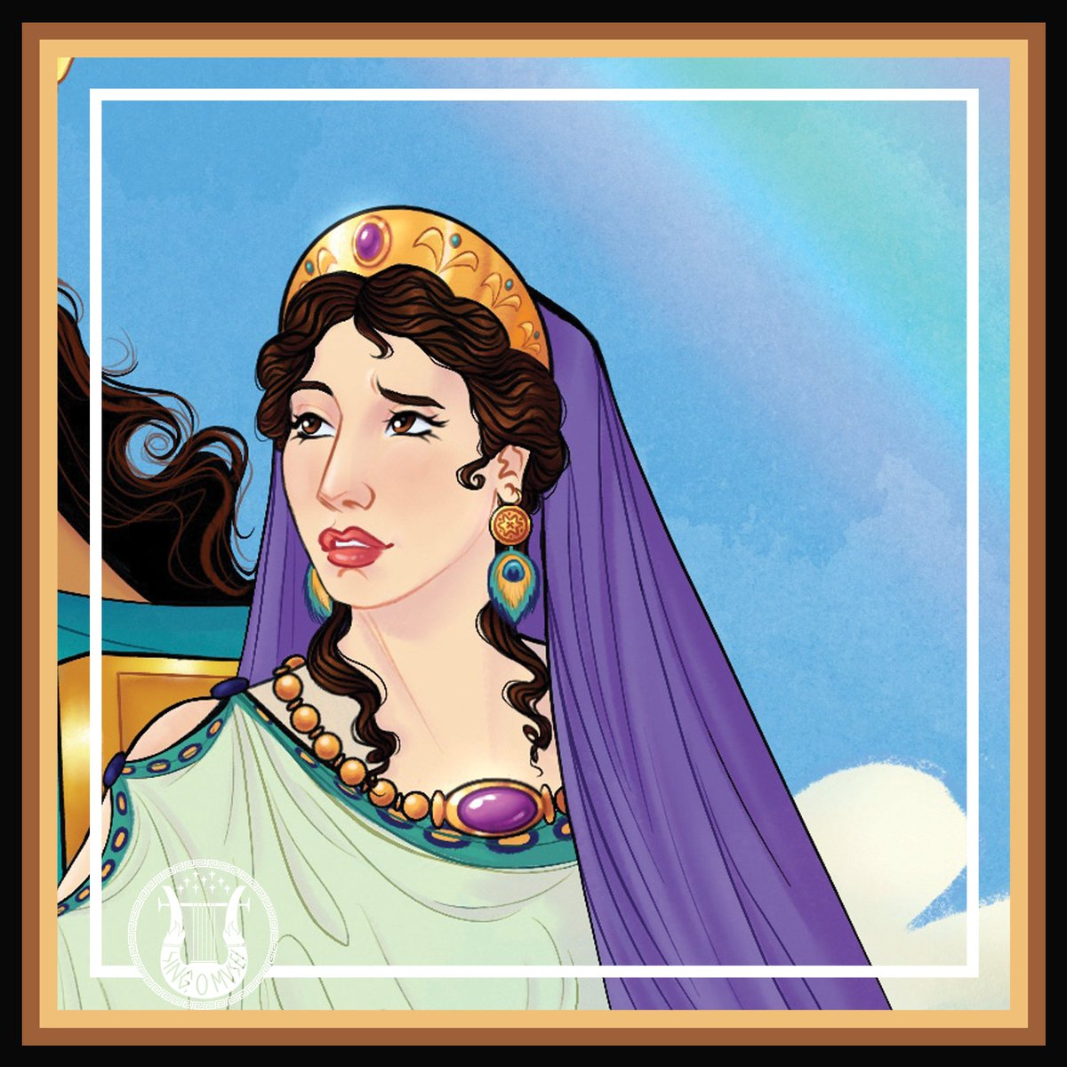 From Hymn XII, to Hera it's the queen of the gods herself illustrated by @SaraFangirl_Art ! True to her name, Sara is the ultimate Hera fangirl & the perfect artist to draw her for this zine! Sing, O Muse! A Greek Mythology Zine is available now! Link in our bio #SingOMuseZine