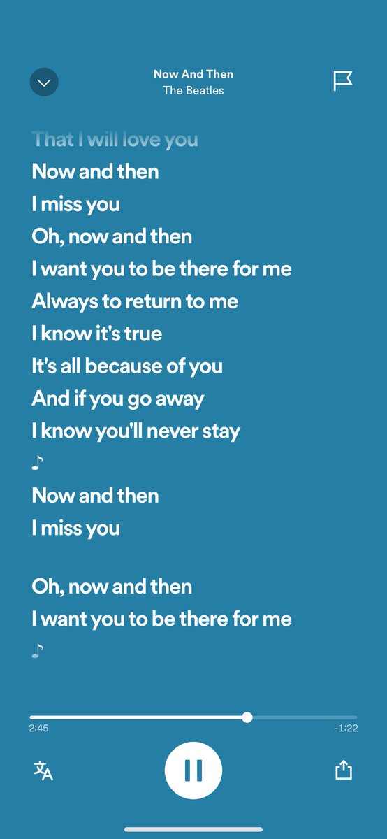 MontseOhara's tweet photo. Me hubiera gustado que mi tío escuchara la última canción de los
Beatles. 

✨ https://t.co/iNeNmeQVjN