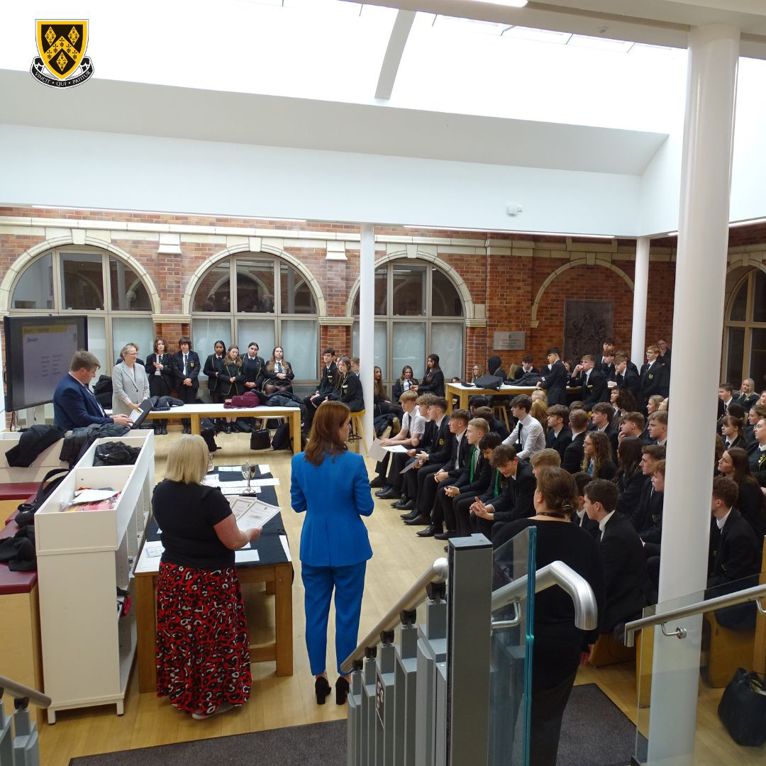 stockportgs's tweet photo. It was a morning of celebration in the Common Room as Sixth Formers attended an Easter Awards assembly.
Well done to everyone who picked up an award!
#SGSInspires #SGSSport #SGSCommunity #SGSConfidence #SGSSixthForm #awardsassembly https://t.co/CUTYw2dXv4