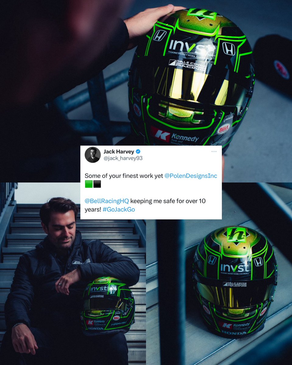 Rate Jack Harvey's new lid 👇 📸: @jack_harvey93 #INDYCAR // @DaleCoyneRacing