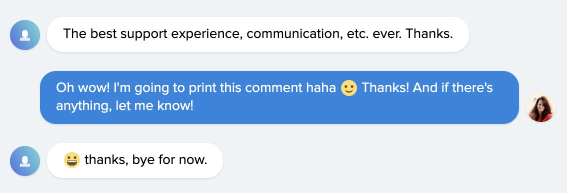 Turn customers into fans 💜