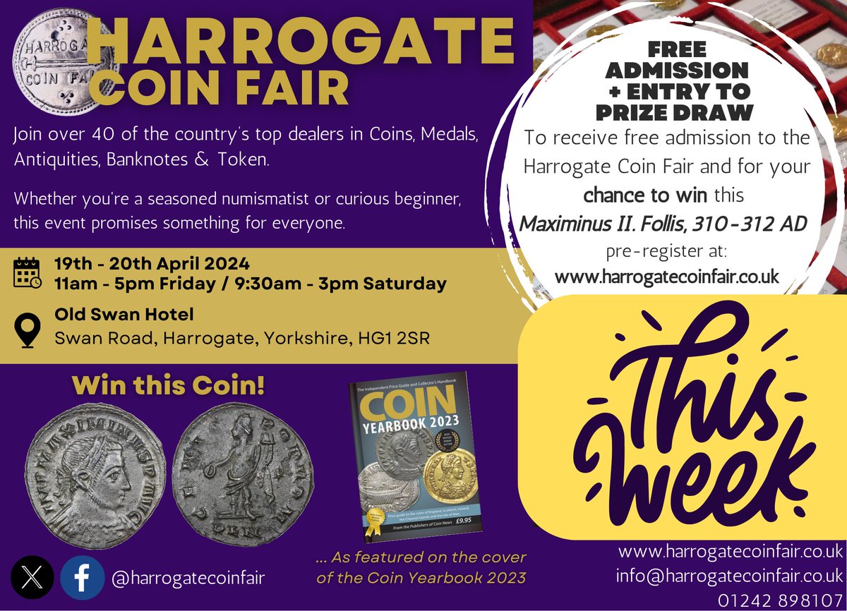 Harrogate Coin Fair tweet media