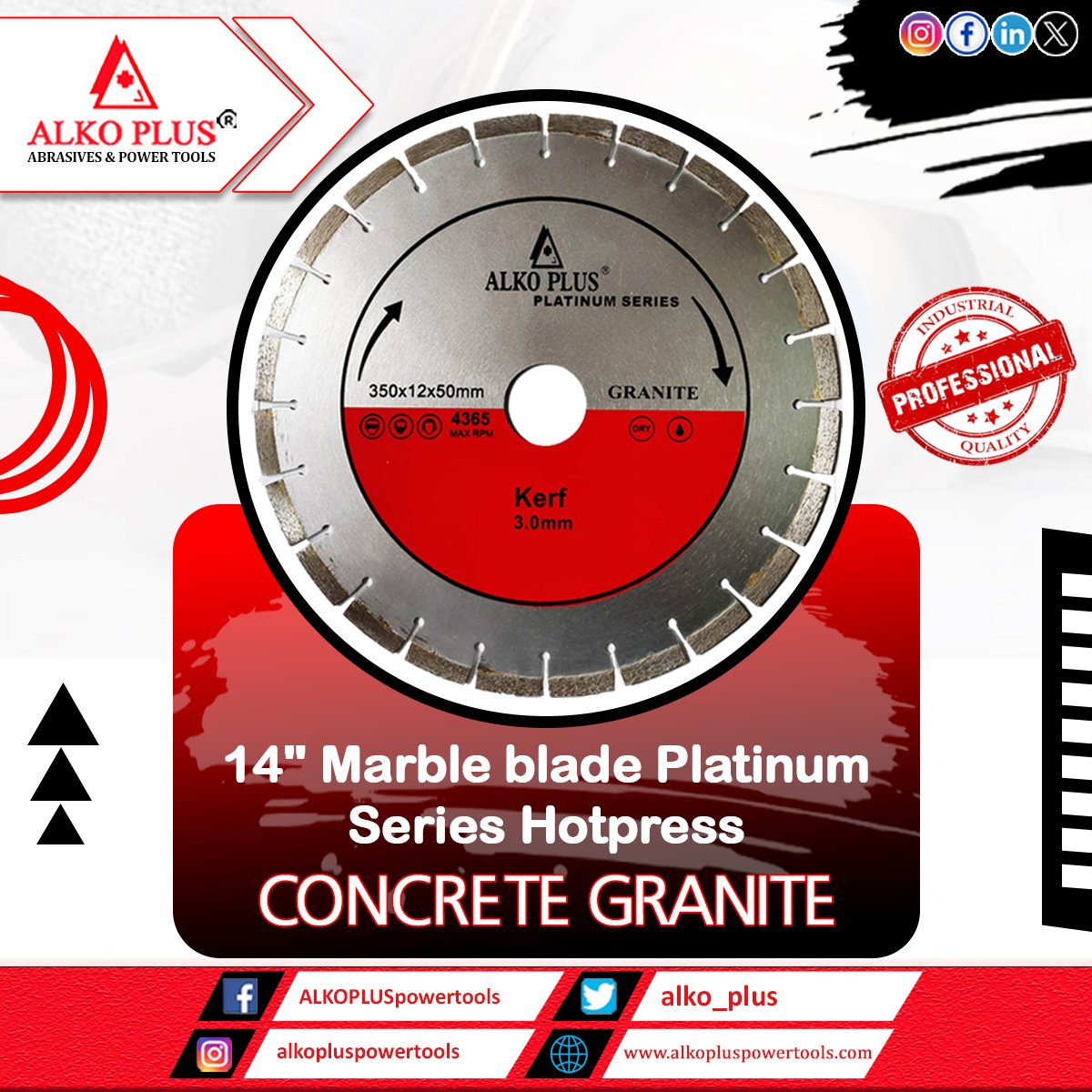alko_plus's tweet photo. ALKO PLUS ( 14" Marble Blade )
Website : https://t.co/p2ewSs34UN
https://t.co/iqTYLnIg5h
.
.
.
.
#Alkoplus #Alkopluspowertools #powertools #sawblades #abrasives #marbleblades #tctsawblade #woodcutter #cuttingwheel #grindingwheel #sandpaper #handtools #spareparts #autoagency https://t.co/4jnYKd4Nam