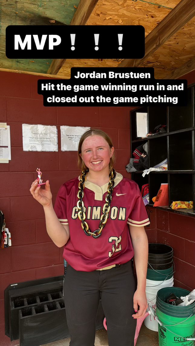 Maple Grove Softball (@coachkoltes) on Twitter photo The Crimson Softball Program with the Sweep of Hopkins yesterday! Player of the game <a href="/jordanbrustuen/">Jordan Brustuen 2025</a> who had the game winning double & her first varsity win as she came in & pitched 3 shut innings!! #GreatWinTeam
<a href="/MGActivities/">Crimson Activities</a> <a href="/CCXSports/">CCX Sports</a> The Crimson Softball Program with the Sweep of Hopkins yesterday! Player of the game <a href="/jordanbrustuen/">Jordan Brustuen 2025</a> who had the game winning double & her first varsity win as she came in & pitched 3 shut innings!! #GreatWinTeam
<a href="/MGActivities/">Crimson Activities</a> <a href="/CCXSports/">CCX Sports</a>