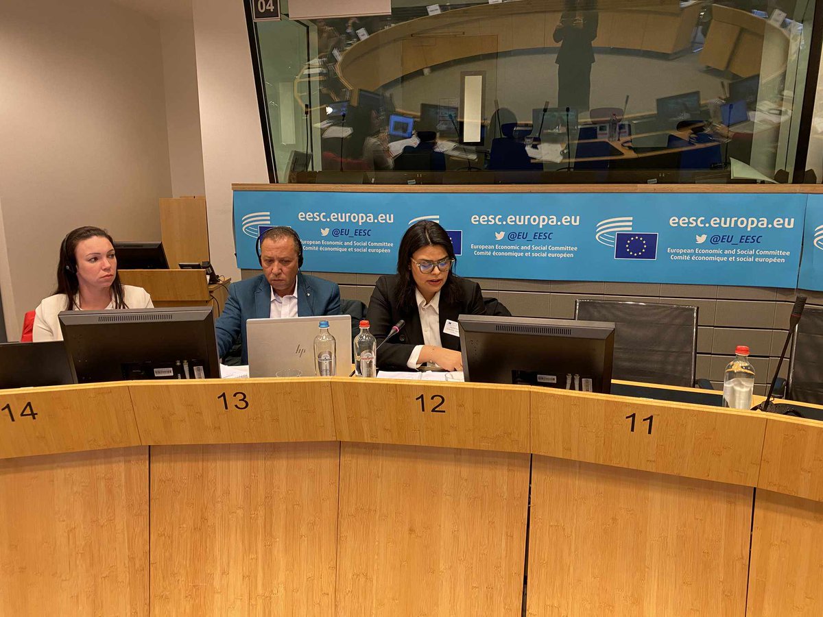 BUSINESSMED_Med's tweet photo. April 15th, #Brussels🇧🇪
Throwback to #BUSINESSMED's participation in the discussions hosted by @EU_EESC on EuroMed #Youth involvement in #Social &amp; civil dialogue. We highlighted @SOLiDialogue's role in promoting bipartite &amp; tripartite #SocialDialogue across the #SouthMed region. https://t.co/H4LLcSLAde