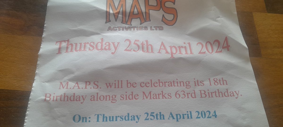 Would like to invite @DealTownFC players , fans to @maps61 session celebrating MAPS 18th Year and my 63rd Birthday. Session open from 10 am -4pm and bar is open from 1pm -3pm. MAPS members are feeling part of the club #CommunityEngagement