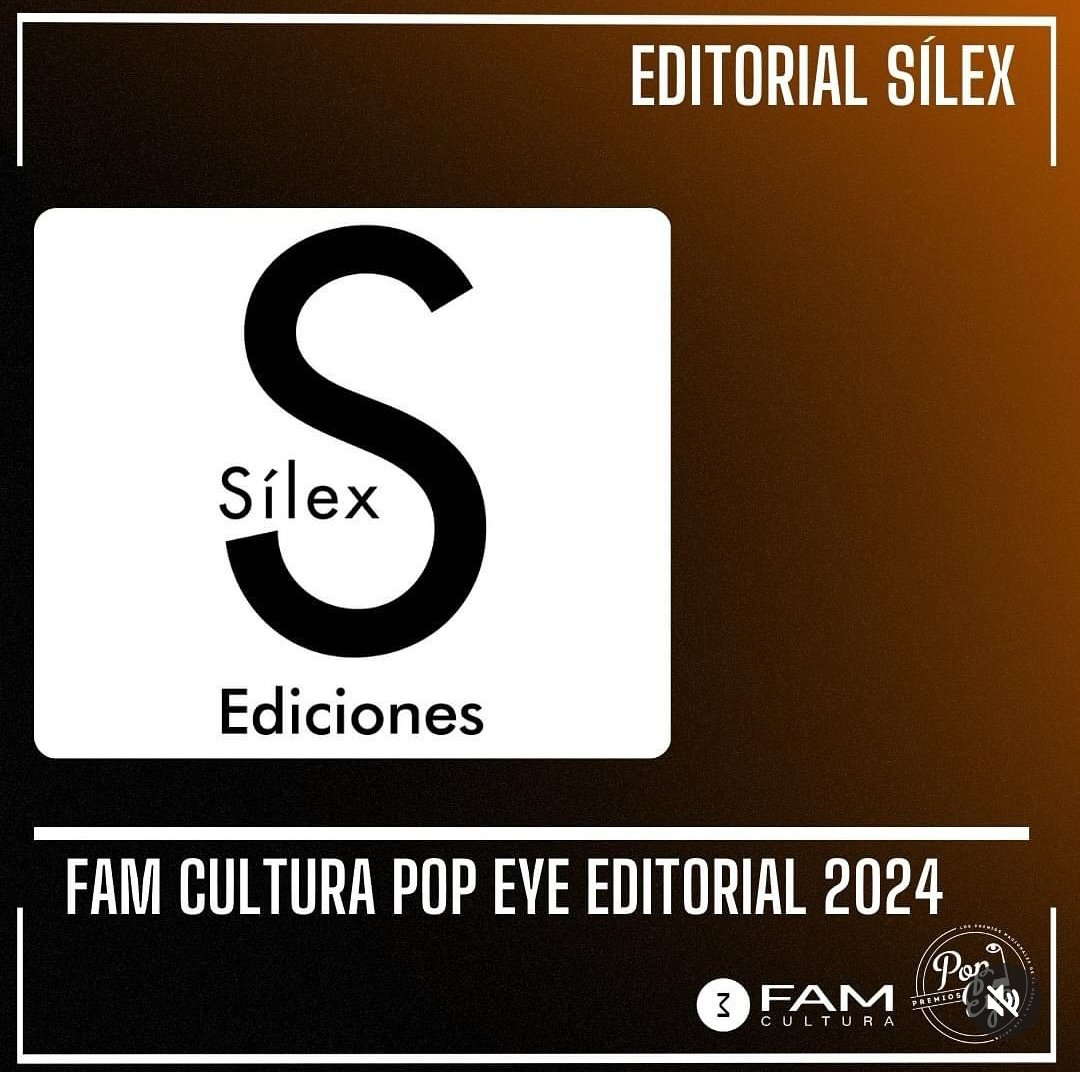 Enhorabuena a @silexediciones por ser la mejor editorial en la XVII edición de los Premios Nacionales de la Música y las Artes Escénicas Pop Eye. La gala se celebrará en el Palacio de las Artes Reina Sofía de Valencia y será retransmitida el 25 de mayo por @la2_tve.