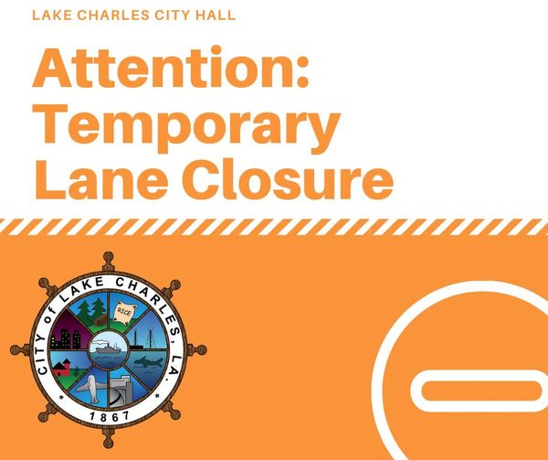 Lakeshore Drive bridge closed for light pole maintenance on April 17, 2024, from 8 am to noon 🚧👷‍♀️#LakeCharles #TrafficUpdate