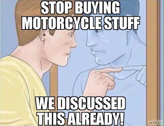 The struggle... #bikelife #struggle #stop #buying #harleydavidson #motorcycle #parts #ride #riding #motorcycles