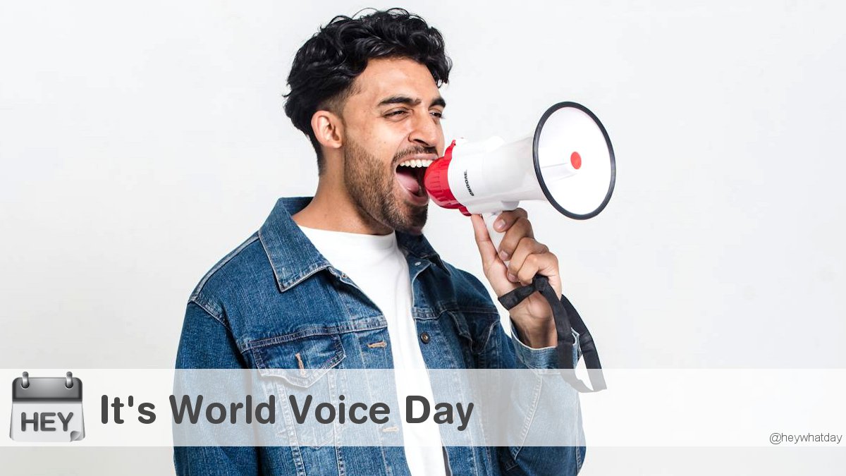 It's World Voice Day! #WorldVoiceDay #VoiceDay #WorldVoiceDay2024