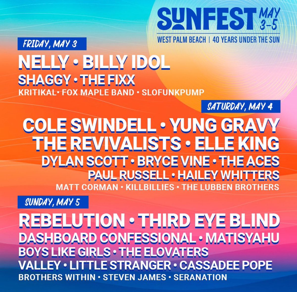 We have your shot at FREE @SunFestFL tickets in the 97X App right now! ☀️😱 Enter inside the contests page for your chance to win! 📲