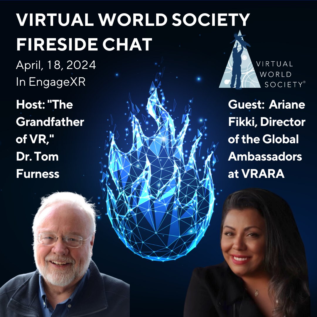Imagine if you could step directly into your learning material—join us on April 18th for a Fireside Chat with Ariane Fikki, a pioneer in VR for education and training. Discover how VR is unlocking new dimensions of learning. RSVP here: app.engagevr.io/events/1ybp6/s… #VWS2024
