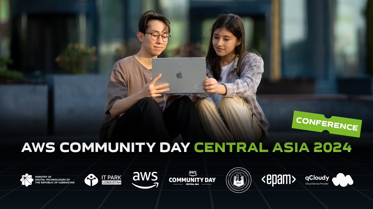 Tashkent hosts “AWS Community Day Central Asia 2024” conference with the support of IT Park All details and registration link are available on our website: it-park.uz/en/itpark/news…