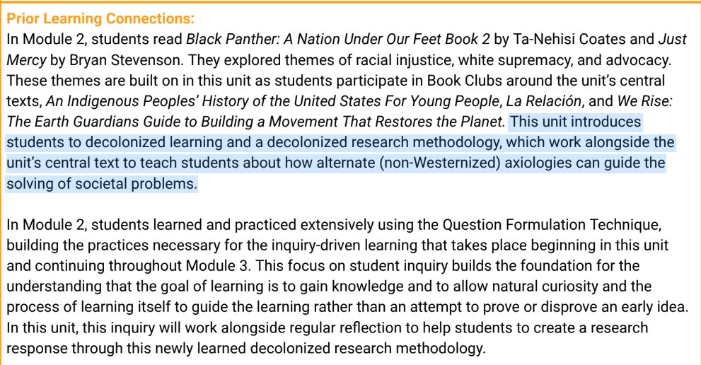 NEW: Chicago Public Schools 8th grade English curriculum obtained by @dcexaminer looks to replace Western academics with African and indigenous, while questioning the family unit and turning kids into activists MORE: tinyurl.com/3a6459uu