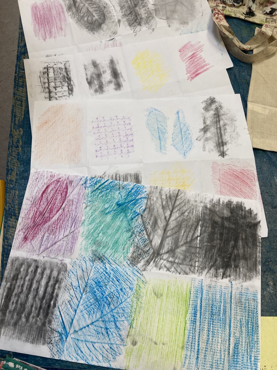 Last week I had a really lovely time leading creative workshops on an adolescent psychiatric ward with @createcharity Lots of mark making, marbling, printing, rubbings, flower making from coffee filters, concertina book making, collaging and more. 💖🌼