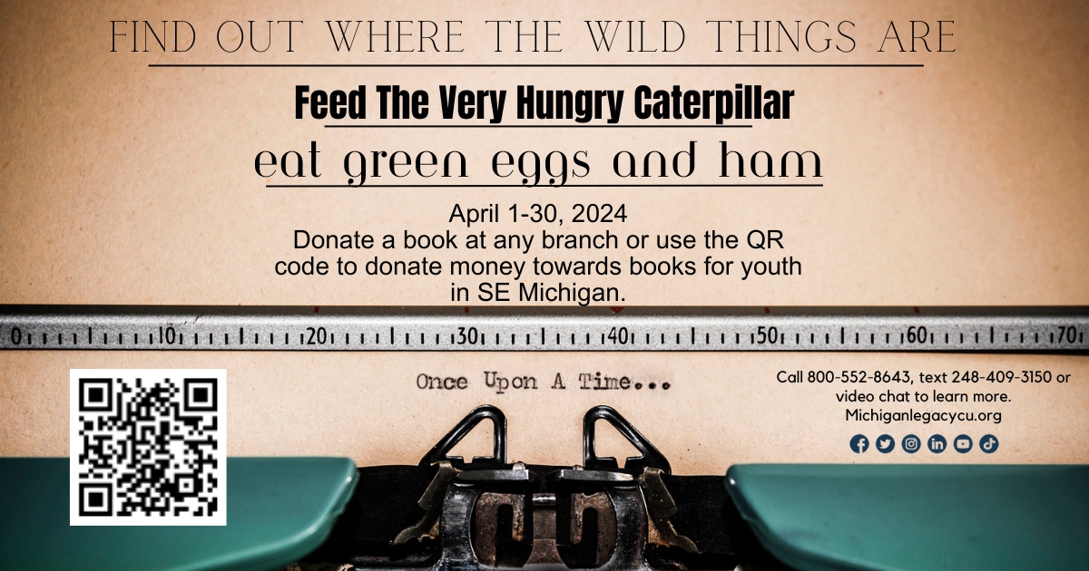 Attention members!📚 We are excited to host a book drive during the month of April! Bring a book to any of our branches or donate via our PayPal here: paypal.com/paypalme/MiLeg…. We will buy books to donate with the funds raised. Thank you for your support!