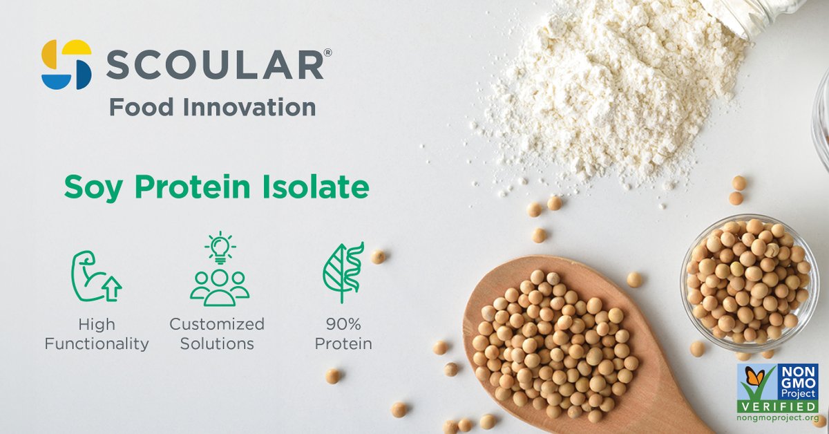 Why are we celebrating #NationalSoyFoodsMonth? Answer is easy: Scoular Food Innovation offers a range of customizable soy proteins for everything from beverages to nutrition bars and baked items. scoular.com/food-ingredien… #FoodInnovation #PlantProtein #SoyProtein