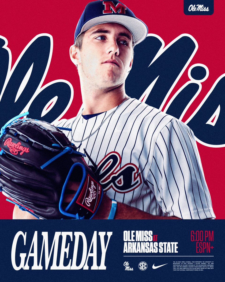 Rebs In Arkansas Part II 🆚 Arkansas State 📍 Tomlinson Stadium ⏰ 6 p.m. CT 📺 ESPN+ 🖥️ rebs.us/3JimkBd 📻 rebs.us/3VWPEV9 📊 rebs.us/3xGSrbe