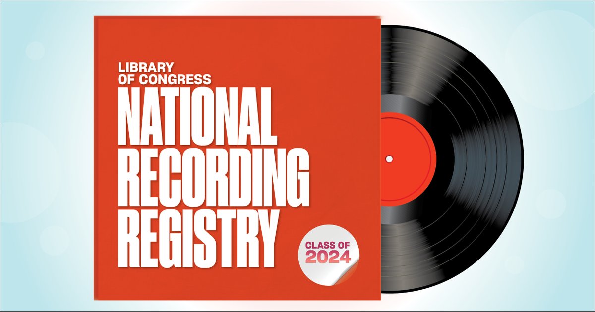 Meet the @librarycongress National Recording Registry Class of 2024! 💿 This year’s inductees span comedy, pop, country, jazz, rap, Latin & more – listen to the recordings from the 2024 registry here: dima.org/national-recor…