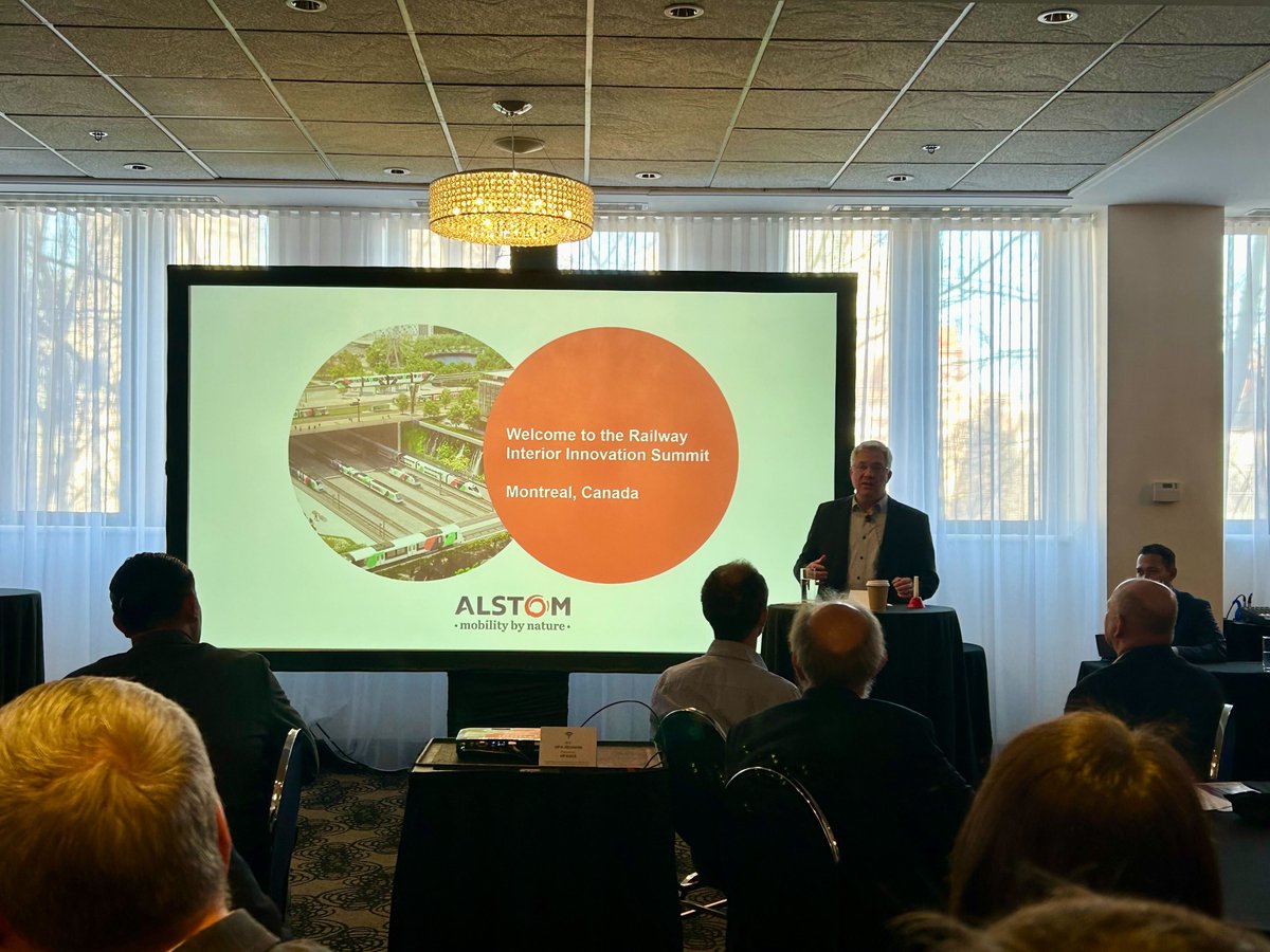 RedCabin_Events's tweet photo. Please welcome David Van der Wee to the stage from our wonderful hosts @Alstom to deliver our welcome note speech and answer your questions as the summit gets under way!
#RedCabinLIVE #RIIS https://t.co/x4XYhVP9kK