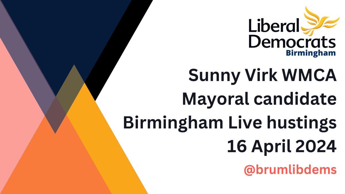 To address child poverty - we are now at 50% child poverty in Birmingham which is a tragedy. There's a lot to do to sort out housing. As WMCA Mayor, Sunny would provide free public transport for children under 18 and ensure that there are community services to support children.