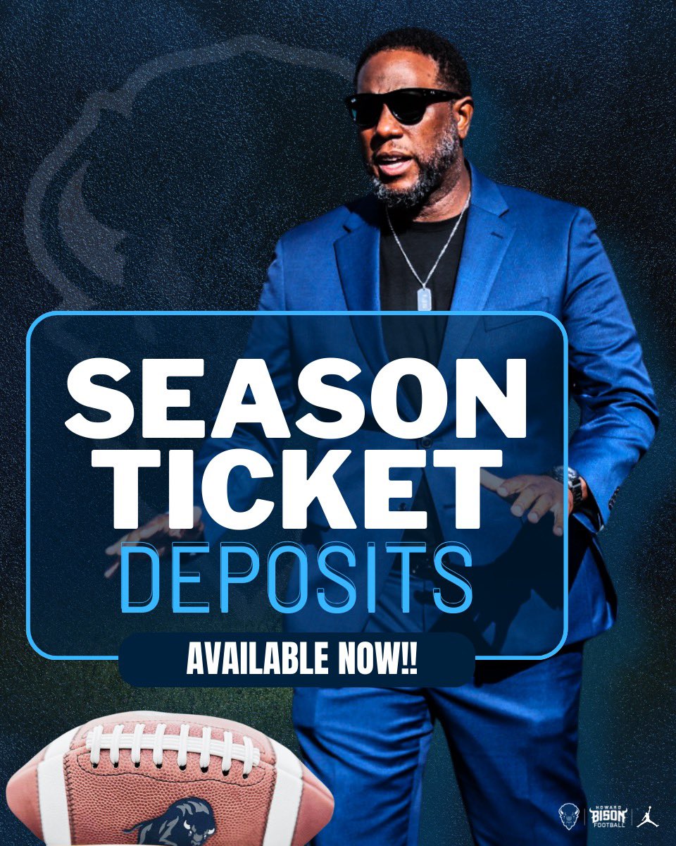 🏈 Season ticket deposits are now live. Make your deposit TODAY! ⤵️ ***Must login to make purchase*** BisonTickets.com