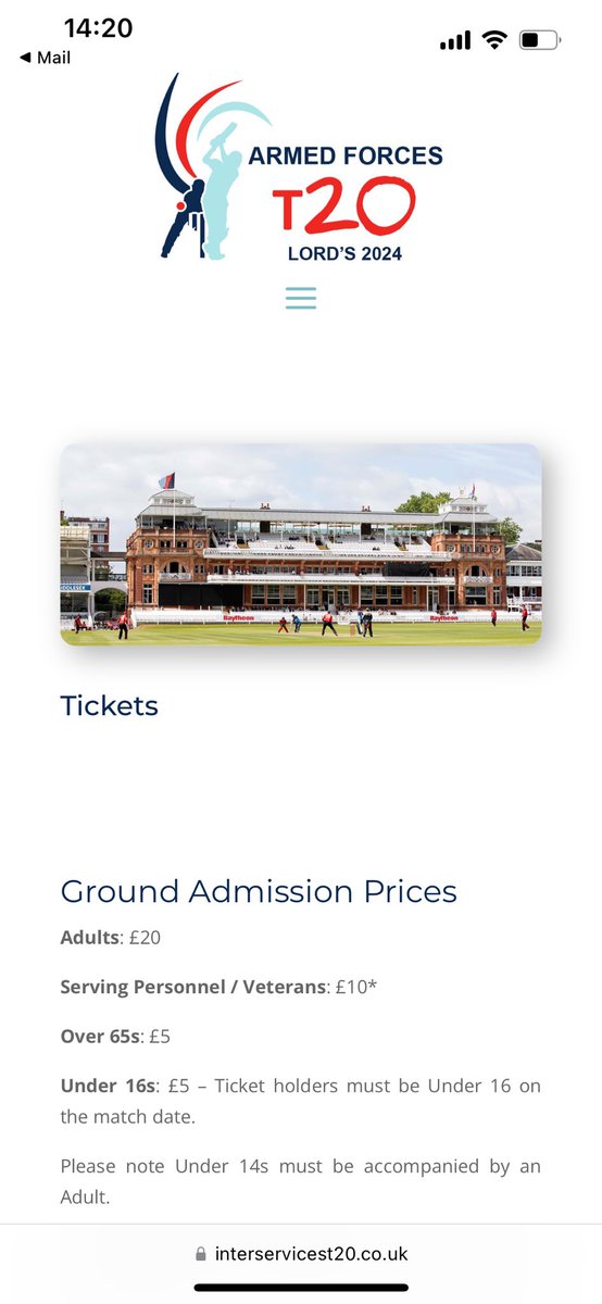 Well! Who can teach me about cricket?🏏 🤷‍♀️🤦‍♀️ I’m very honoured to have been invited along to the Inter Services Cricket @HomeOfCricket Lord’s! I must confess to not knowing much about the game so a few questions if I may…. 1. Do I have to wear white?🤔 2. Do I have take a spare…