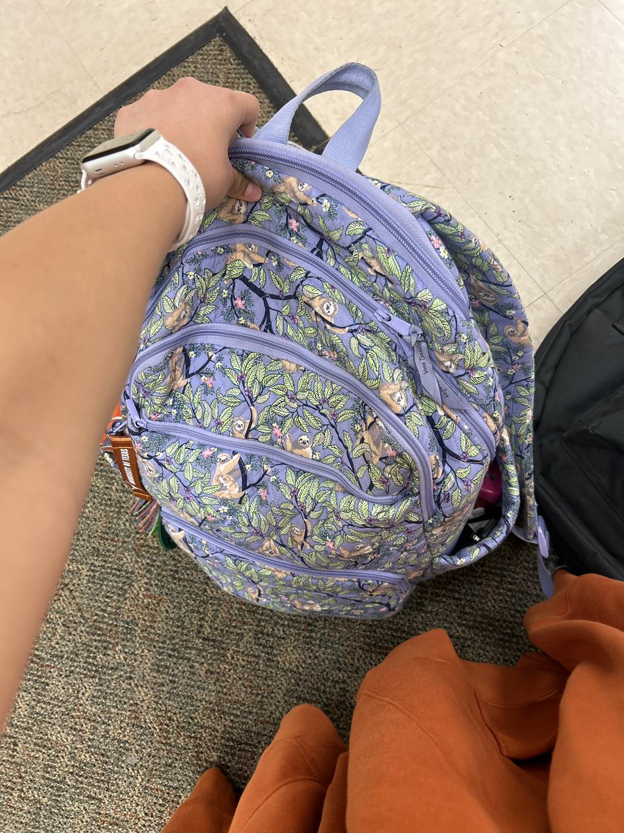 @verabradley I guess your backpacks can’t handle middle school. My daughter’s straps are tearing as you can tell from the pictures. Even holes on the inside bottom. It didn’t last long. I guess after getting her only Vera Bradley we are gonna start buying backpacks else where.