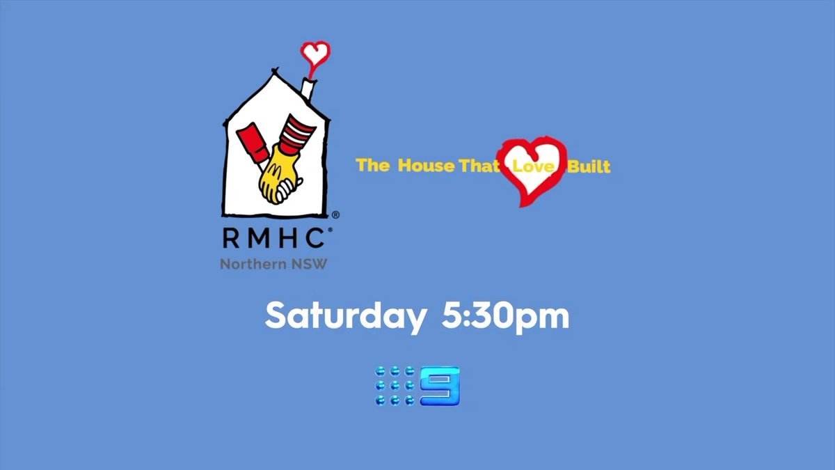 Something I should've mentioned earlier: NBN will be airing a local special on RMHC Northern NSW this Saturday afternoon.

Promo appears to be produced in-house.