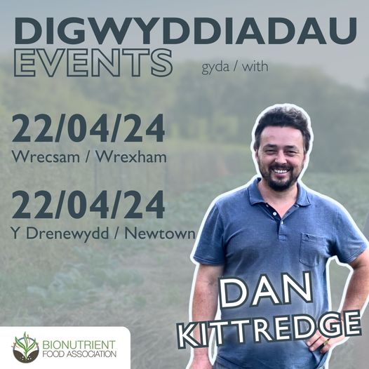 Digwyddiadau gyda / Events with DAN KITTREDGE 📅22/04/2024 📷2 lleoliad / 2 locations Mwy o wyb / More info 📷 bit.ly/49z5859