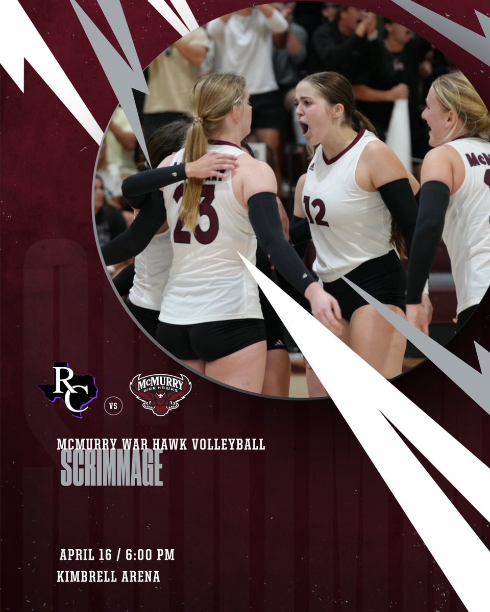 Come out to Kimbrell Arena tonight and watch the Volleyball team scrimmage Ranger Junior College!🦅🏐