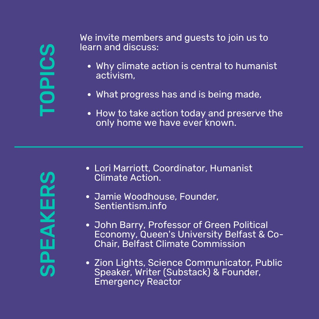 Humanist Climate Action tweet media