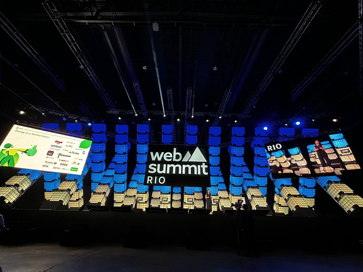 Palco principal do WebSummit! É noix!!