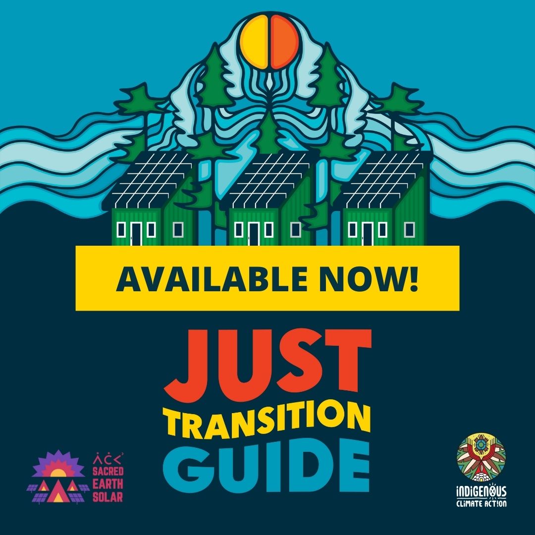 Our #JustTransition Guide, created with @SacredEarthSOL and the @DavidSuzukiFDN, contains top 10 lessons we want to share! Key lesson #1: Colonization 🪶✊🏽🌏 Available at: indigenousclimateaction.com/programs/just-… #IndigenousRights #IndigenousSovereignty #EnergySovereignty #LandBack