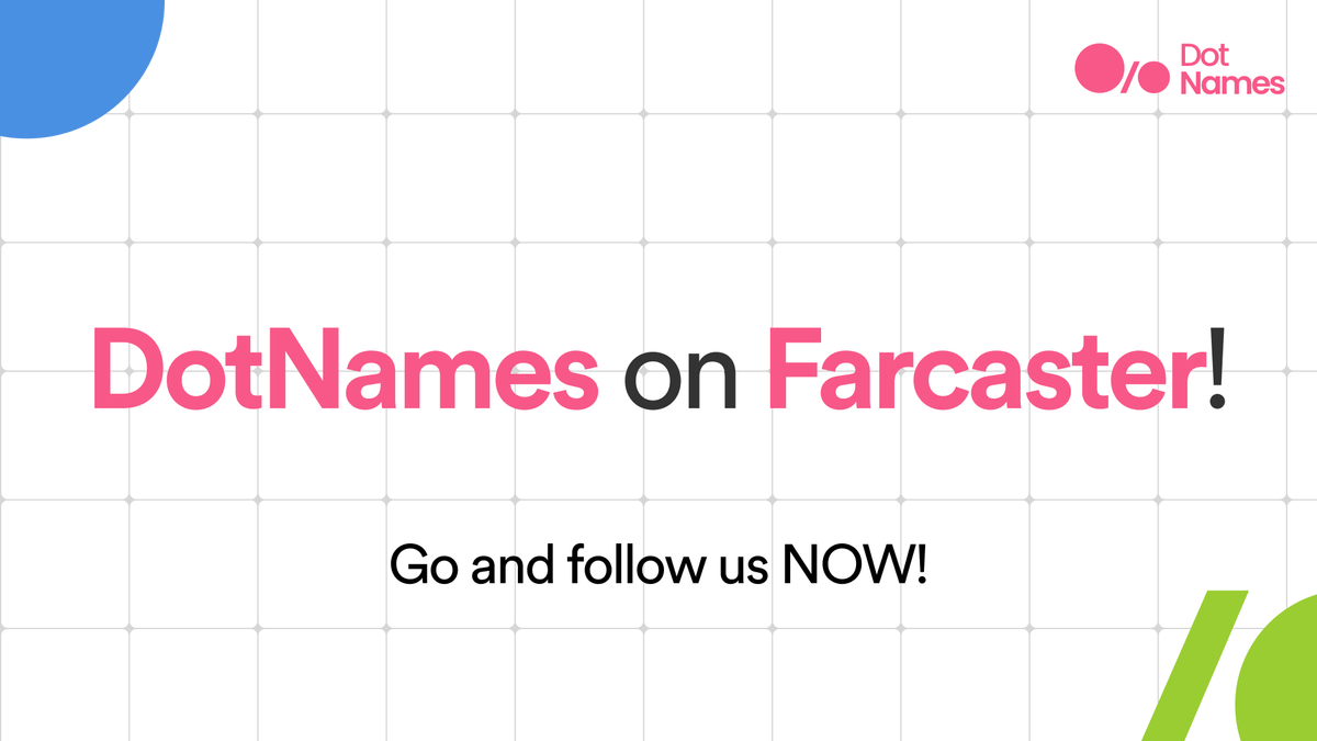 Farcaster's native ENS subnames are here! How to claim them with DotNames 👇

We are also releasing brand new namecaster.eth subnames with just a single click on <a href="/farcaster_xyz/">Farcaster</a>! 🎊

Get all the benefits of web3 domains like easy blockchain explorers and even Ethereum L2s!
