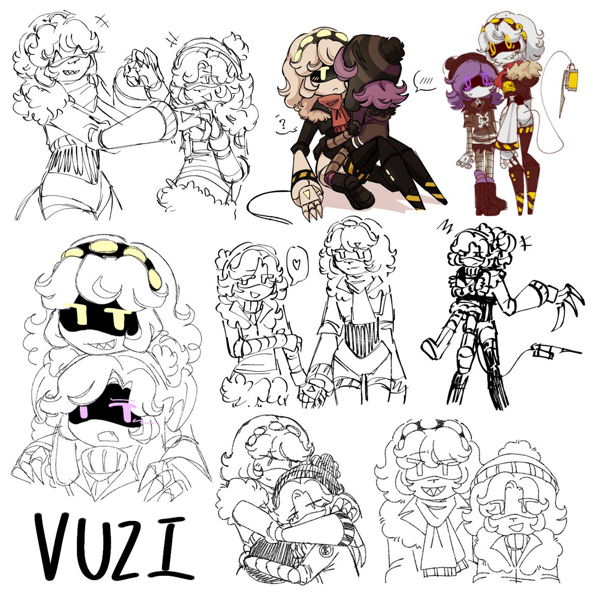 This is all the vuzi art I made I think probably.