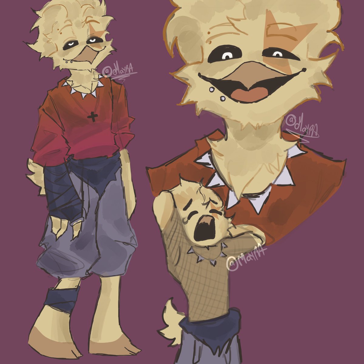 shariSkuff's tweet image. More designs, wow all are subject to changes mueheheheheheh, put it I will take out the file explaining the story ❤️❤️❤️❤️ #SmilingCrittersAU #PoppyChapter3 #SmilingCritters