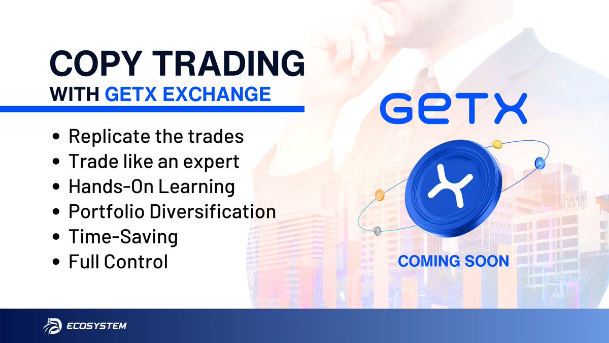 GetXchange's tweet photo. 🔥TRADE LIKE AN EXPERT📷 

📷Replicate the trades 
📷Hands-On Learning 
📷Time-Saving 
📷Full Control  Copy Trade on GetX Exchange soon follow us for more updates!!   

#GetX#CopyTrading#cryptocurrency #Bitcoin https://t.co/POORgUBI2f
