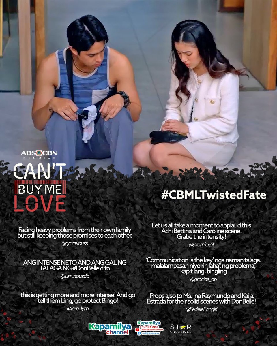 That intense scene na talagang nagpa amin kay Ling 😍 No more explanation needed, she loves Bingo!!! 🥹 Catch #CantBuyMeLove weeknights at 9:30PM on Kapamilya Channel, Kapamilya Online Live, A2Z, JeepneyTV and TV5 🏷️❤️