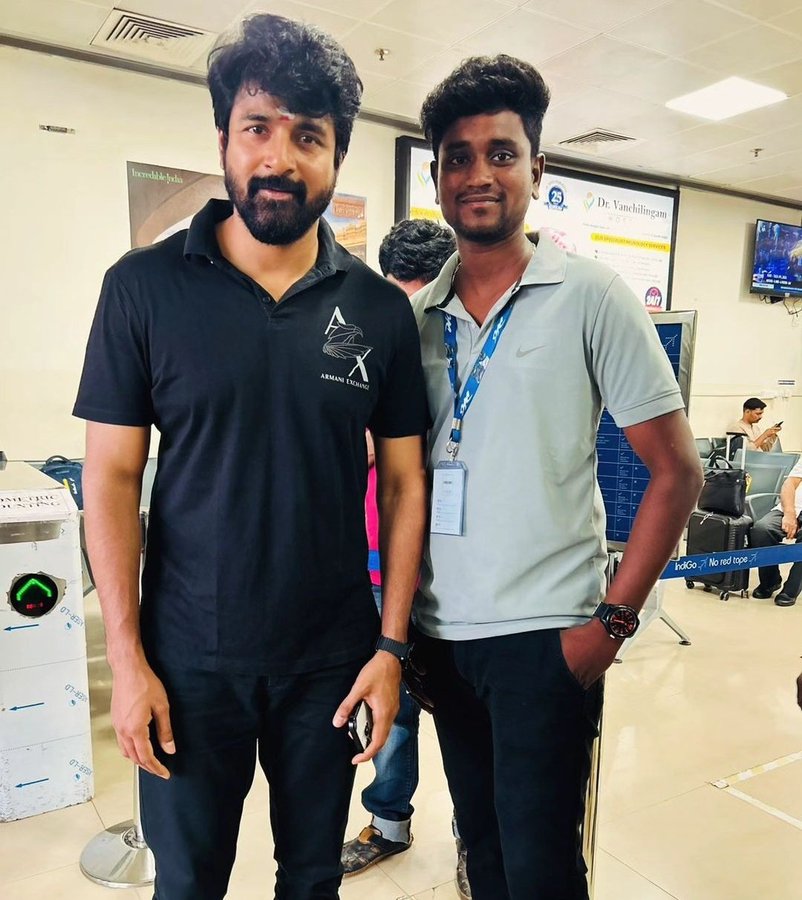 . Recent pic of #Sivakarthikeyan anna 

#Sk23