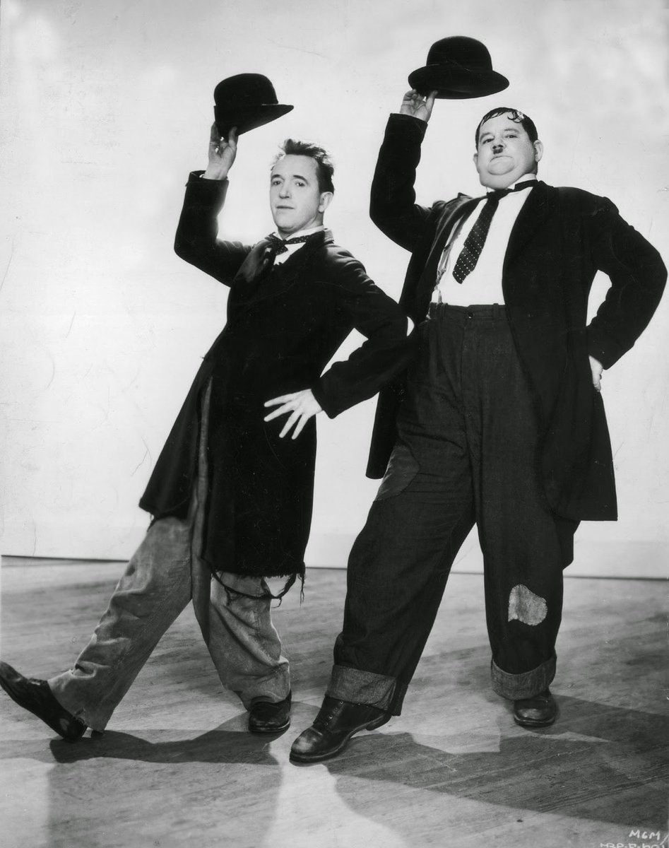 Way Out West was released on this day (April 16th) 1937. It’s one of Laurel & Hardy’s best films. If you like Blues Brothers or Tommy Boy you’ll like this. It’s free on YouTube. 

Here’s the famous dance sequence:
youtu.be/LXCwlO2jnYU?si… 

#laurelandhardy #wayoutwest

Enjoy!